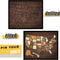 Wooden U.S. travel map puzzle