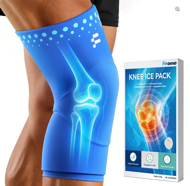 Knee Ice Pack Wrap Sleeve Thickened Core for Knee Pain