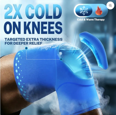 Knee Ice Pack Wrap Sleeve Thickened Core for Knee Pain