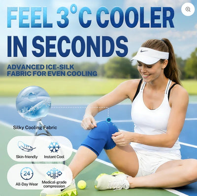 Knee Ice Pack Wrap Sleeve Thickened Core for Knee Pain