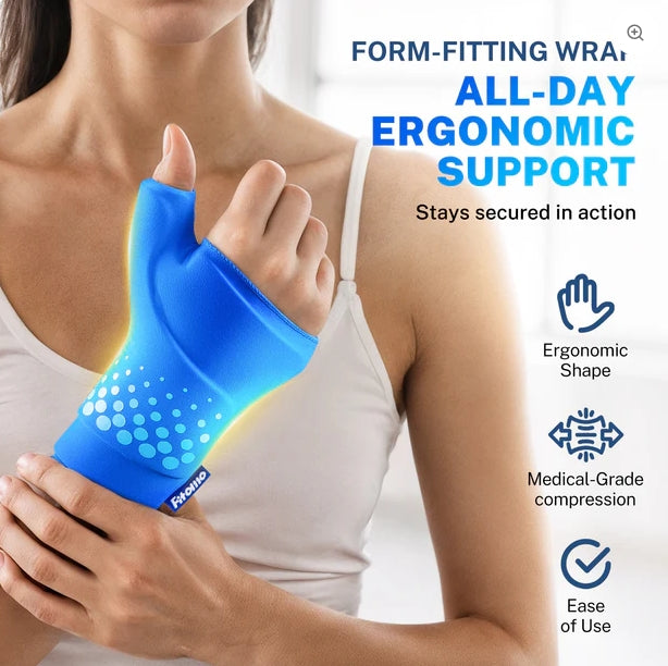humb & Wrist Ice Pack Wrap Blue