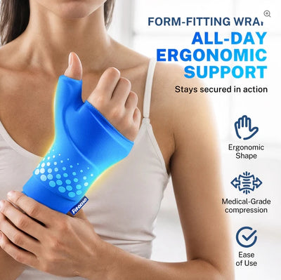 humb & Wrist Ice Pack Wrap Blue