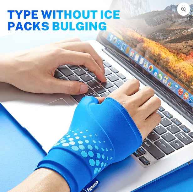 humb & Wrist Ice Pack Wrap Blue