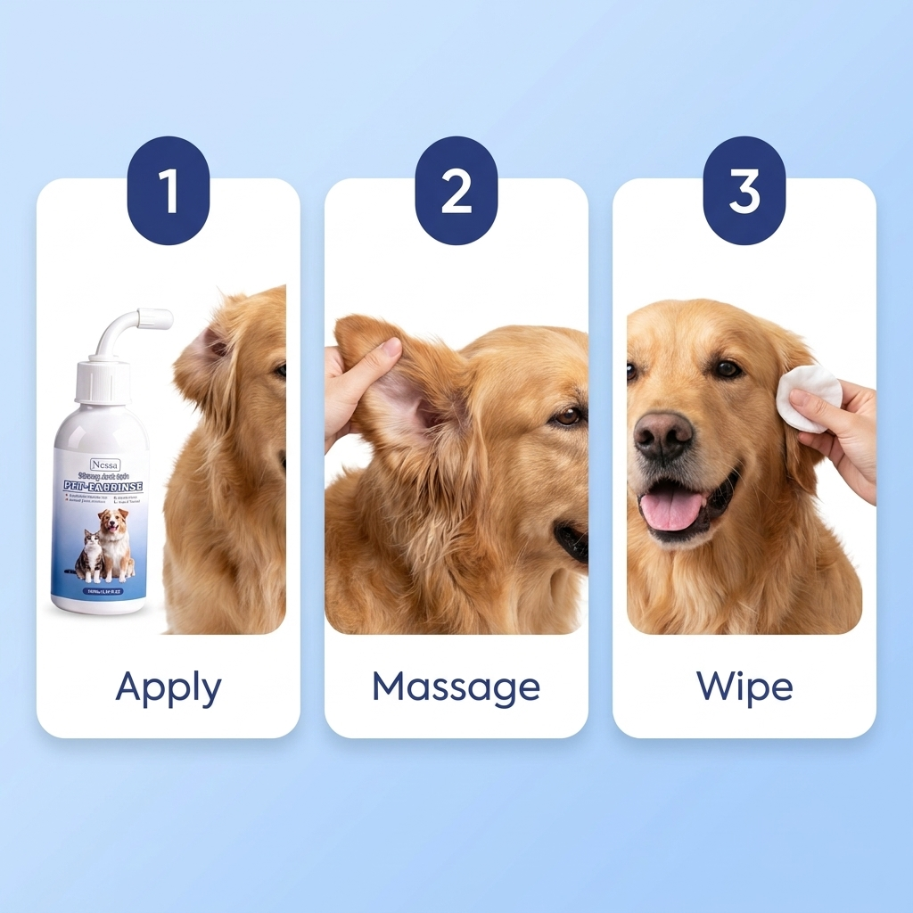 Nessa EarCalm — Anti-Itch Ear Rinse for Dogs & Cats